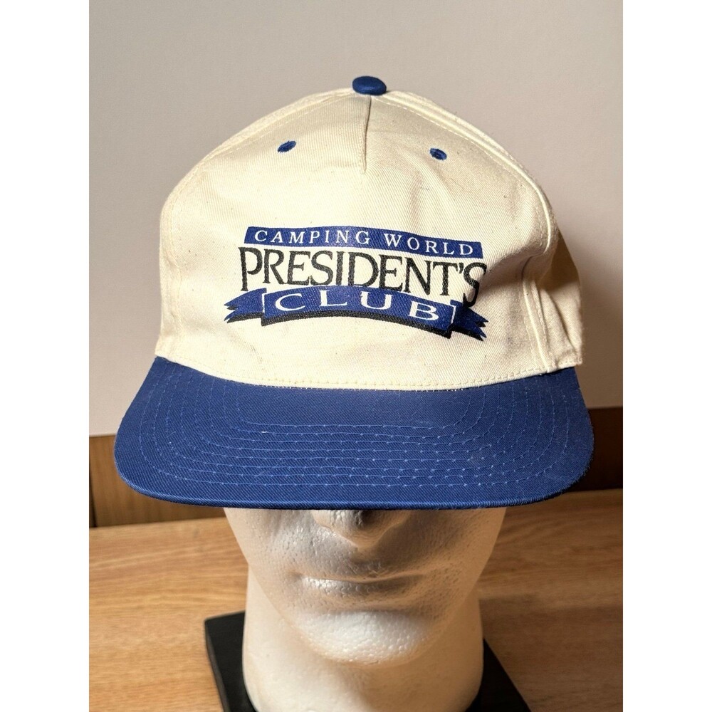 Vintage Camping World Presidents Club Snapback Hat Cap
